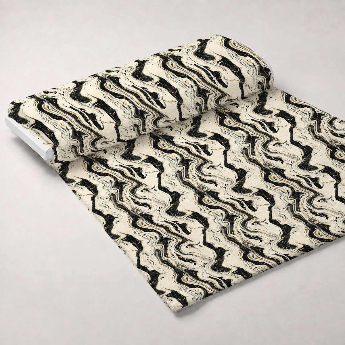 Gilded Stone Pattern 3 Fleece Fabric — fleece fabric unrolled bolt preview (mv-fleece-v1:bolt)