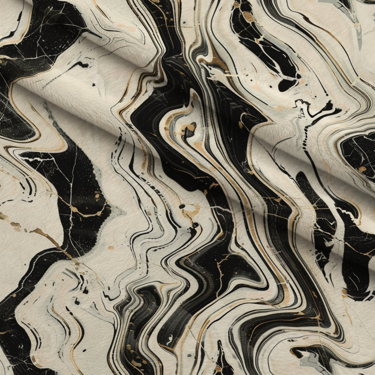 Gilded Stone Pattern 3 Fleece Fabric — fleece fabric folded close-up preview (mv-fleece-v1:lying)