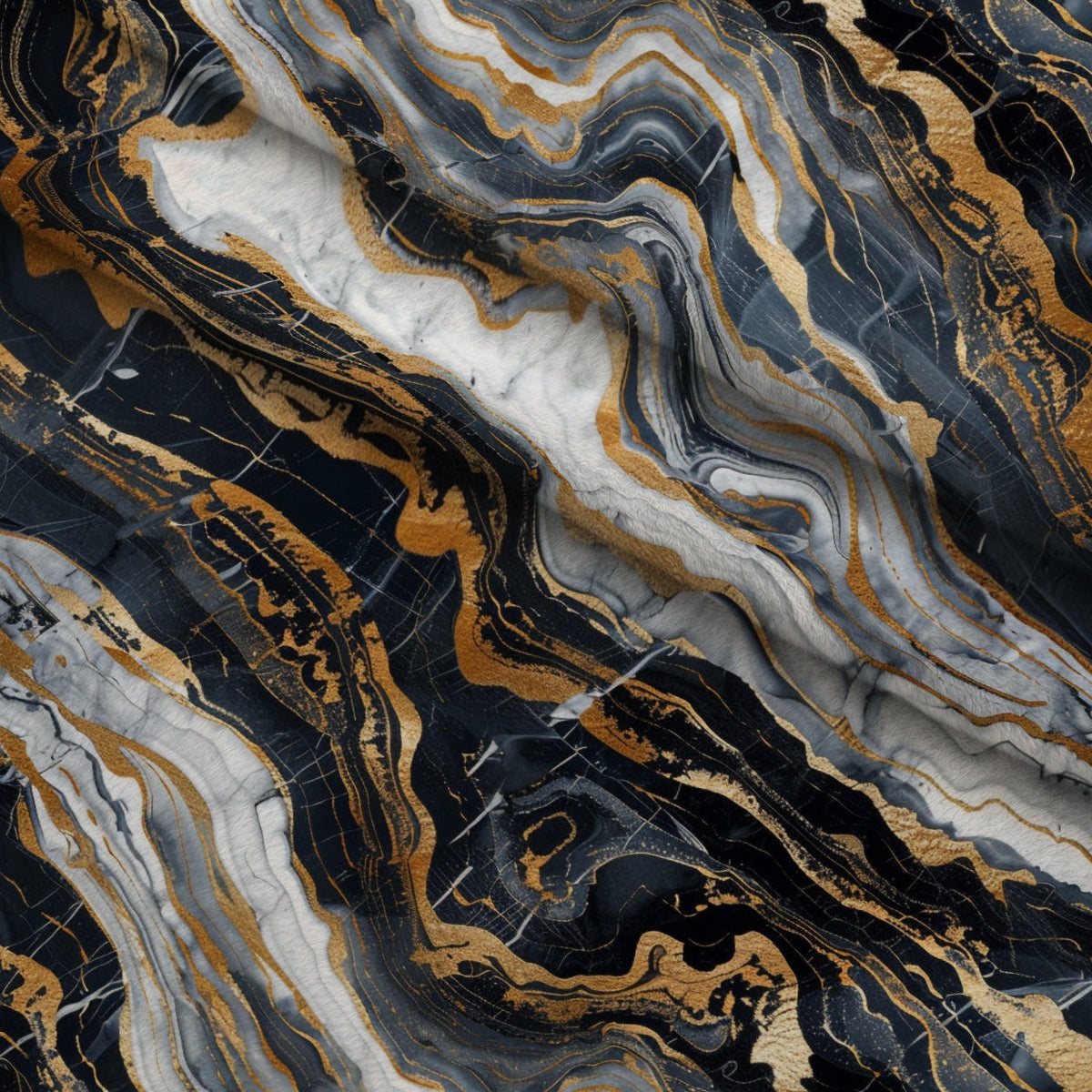 Gilded Stone Pattern 9 Fleece Fabric — fleece fabric folded close-up preview (mv-fleece-v1:lying)