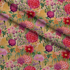 Gilded Twilight Blooms Pattern 11 Fleece Fabric — fleece fabric folded close-up preview (mv-fleece-v1:lying)