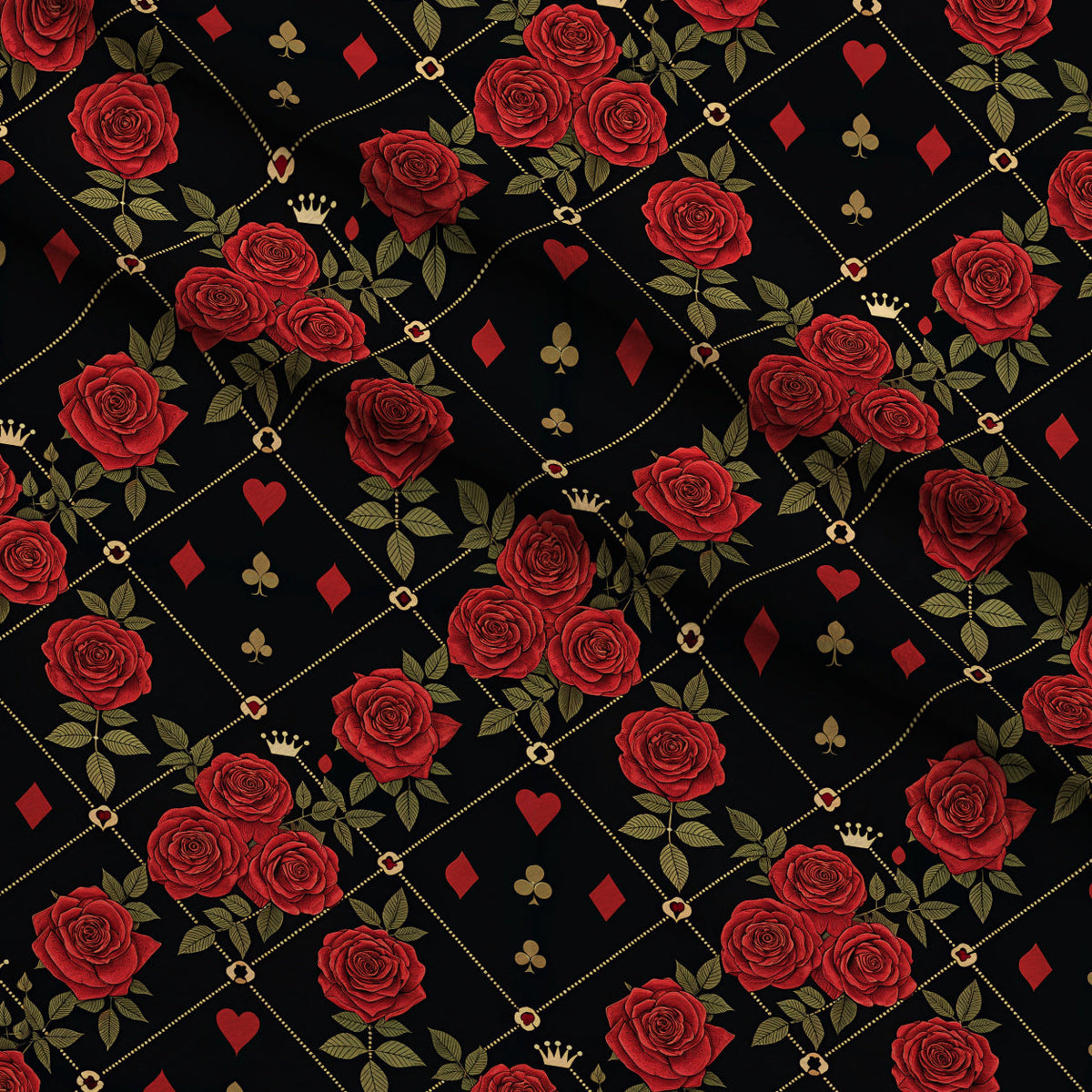 Gilded Valentine Pattern 1 Fleece Fabric — fleece fabric folded close-up preview (mv-fleece-v1:lying)