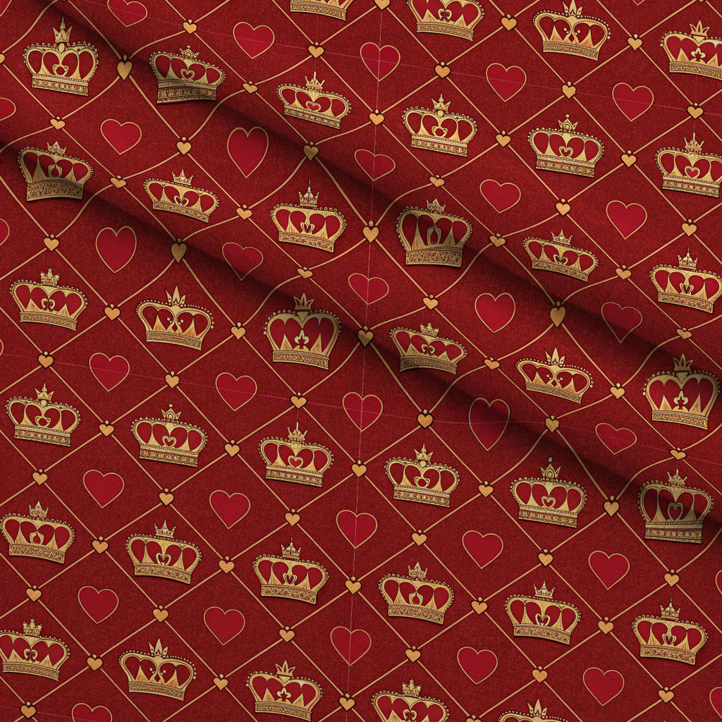Gilded Valentine Pattern 11 Fleece Fabric — fleece fabric folded close-up preview (mv-fleece-v1:lying)