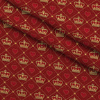 Gilded Valentine Pattern 11 Fleece Fabric — fleece fabric folded close-up preview (mv-fleece-v1:lying)