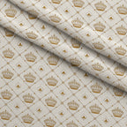 Gilded Valentine Pattern 12 Fleece Fabric — fleece fabric folded close-up preview (mv-fleece-v1:lying)