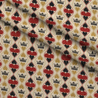Gilded Valentine Pattern 13 Fleece Fabric — fleece fabric folded close-up preview (mv-fleece-v1:lying)