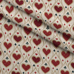 Gilded Valentine Pattern 2 Fleece Fabric — fleece fabric folded close-up preview (mv-fleece-v1:lying)