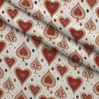 Gilded Valentine Pattern 25 Fleece Fabric — fleece fabric folded close-up preview (mv-fleece-v1:lying)