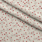 Gilded Valentine Pattern 29 Fleece Fabric — fleece fabric folded close-up preview (mv-fleece-v1:lying)