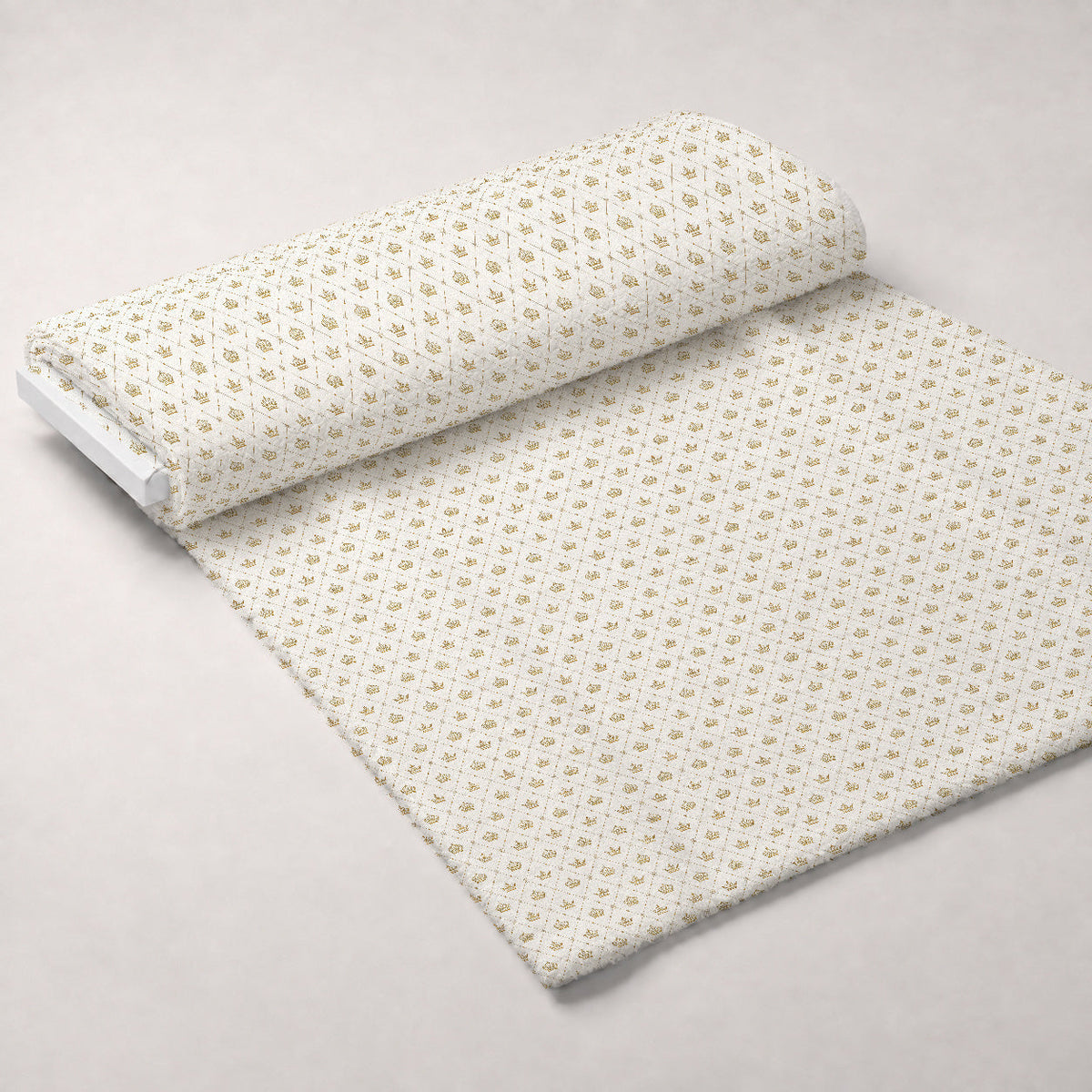 Gilded Valentine Pattern 4 Fleece Fabric — fleece fabric unrolled bolt preview (mv-fleece-v1:bolt)
