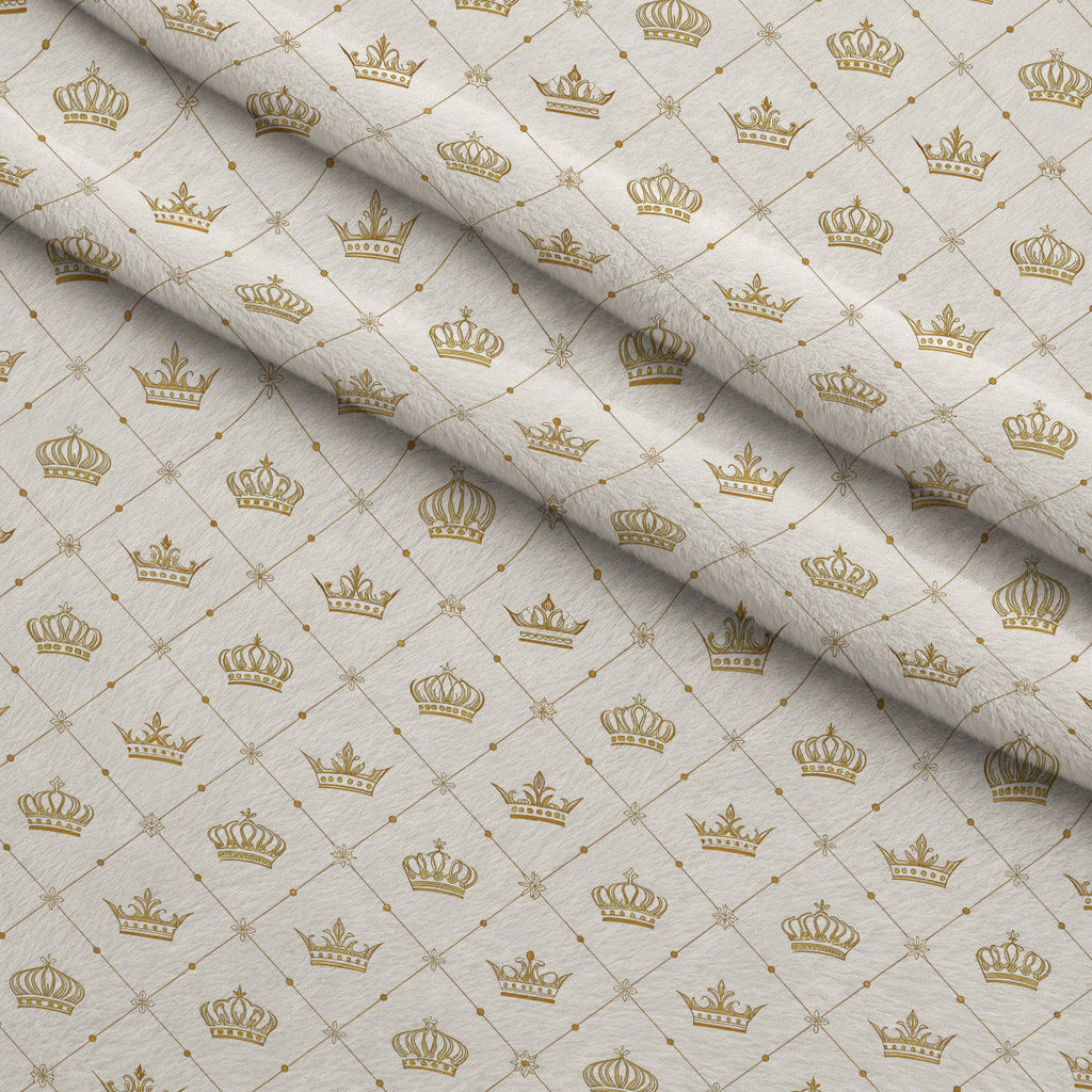 Gilded Valentine Pattern 4 Fleece Fabric — fleece fabric folded close-up preview (mv-fleece-v1:lying)