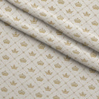 Gilded Valentine Pattern 4 Fleece Fabric — fleece fabric folded close-up preview (mv-fleece-v1:lying)