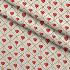 Gilded Valentine Pattern 7 Fleece Fabric — fleece fabric folded close-up preview (mv-fleece-v1:lying)
