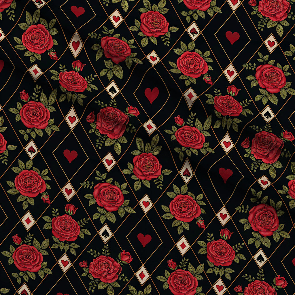 Gilded Valentine Pattern 9 Fleece Fabric — fleece fabric folded close-up preview (mv-fleece-v1:lying)
