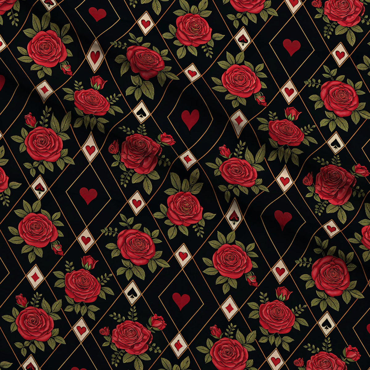 Gilded Valentine Pattern 9 Fleece Fabric — fleece fabric folded close-up preview (mv-fleece-v1:lying)