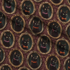 Gilded Whiskers Pattern 5 Fleece Fabric — fleece fabric folded close-up preview (mv-fleece-v1:lying)