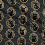 Gilded Whiskers Pattern 6 Fleece Fabric — fleece fabric folded close-up preview (mv-fleece-v1:lying)