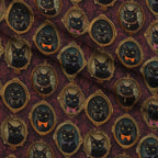 Gilded Whiskers Pattern 8 Fleece Fabric — fleece fabric folded close-up preview (mv-fleece-v1:lying)
