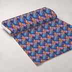 Gilded Wings Pattern 1 Fleece Fabric — fleece fabric unrolled bolt preview (mv-fleece-v1:bolt)