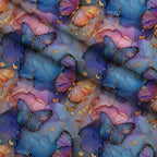 Gilded Wings Pattern 1 Fleece Fabric — fleece fabric folded close-up preview (mv-fleece-v1:lying)