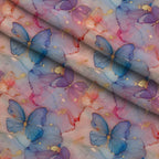 Gilded Wings Pattern 11 Fleece Fabric — fleece fabric folded close-up preview (mv-fleece-v1:lying)