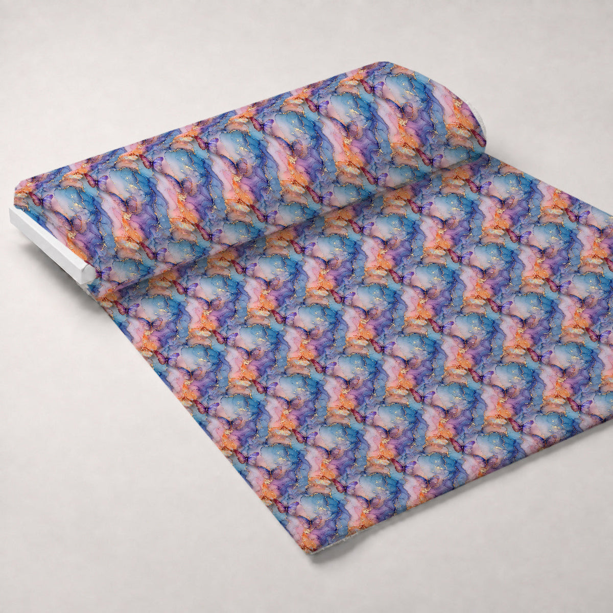 Gilded Wings Pattern 6 Fleece Fabric — fleece fabric unrolled bolt preview (mv-fleece-v1:bolt)