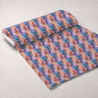 Gilded Wings Pattern 8 Fleece Fabric — fleece fabric unrolled bolt preview (mv-fleece-v1:bolt)