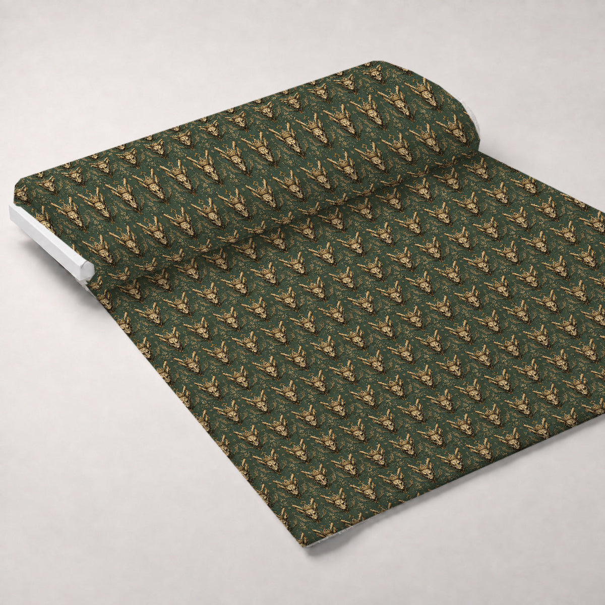 Gilded Wyvern Pattern 16 Fleece Fabric — fleece fabric unrolled bolt preview (mv-fleece-v1:bolt)