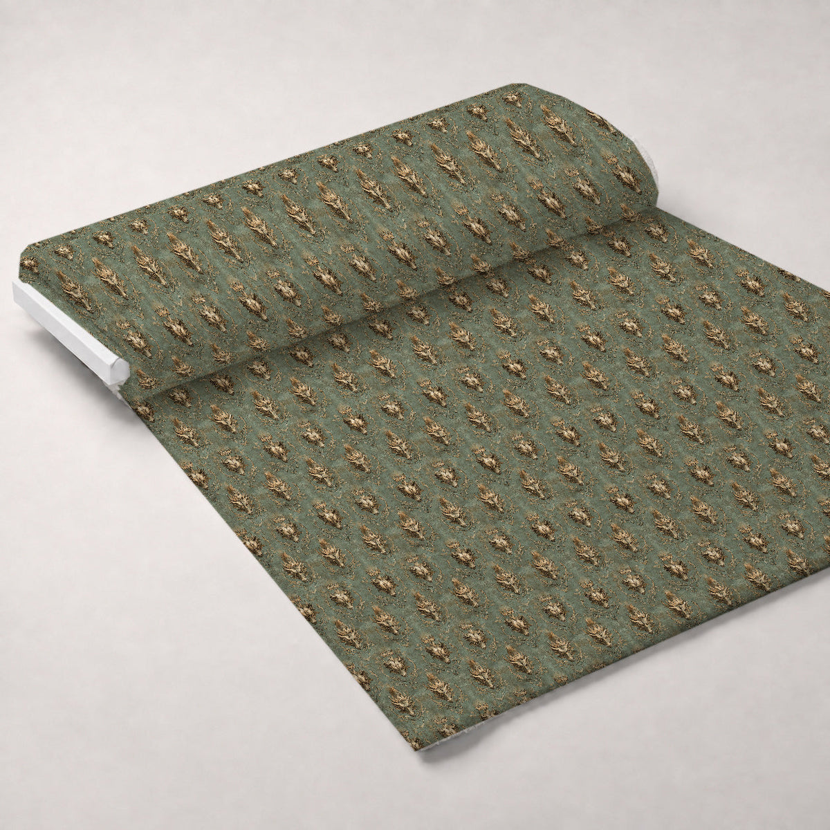 Gilded Wyvern Pattern 17 Fleece Fabric — fleece fabric unrolled bolt preview (mv-fleece-v1:bolt)