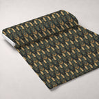 Gilded Wyvern Pattern 27 Fleece Fabric — fleece fabric unrolled bolt preview (mv-fleece-v1:bolt)