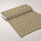Gilded Wyvern Pattern 56 Fleece Fabric — fleece fabric unrolled bolt preview (mv-fleece-v1:bolt)