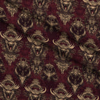 Gilded Wyvern Pattern 57 Fleece Fabric — fleece fabric folded close-up preview (mv-fleece-v1:lying)