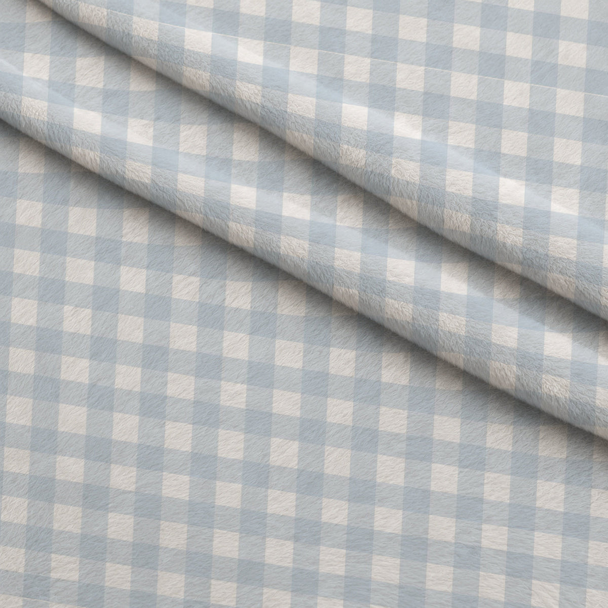 Gingham Spindle Fleece Fabric — fleece fabric folded close-up preview (mv-fleece-v1:lying)