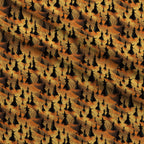 Glowing Ghosts Pattern 1 Fleece Fabric — fleece fabric folded close-up preview (mv-fleece-v1:lying)