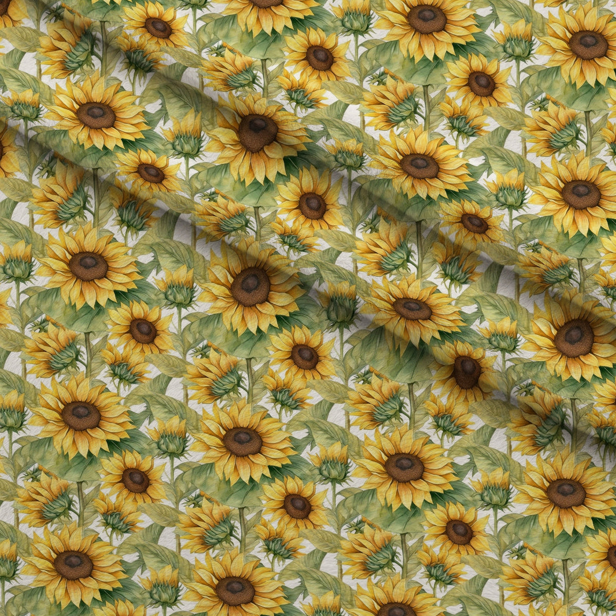 Golden Flutter Fields Pattern 18 Fleece Fabric — fleece fabric folded close-up preview (mv-fleece-v1:lying)