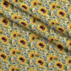 Golden Flutter Fields Pattern 23 Fleece Fabric — fleece fabric folded close-up preview (mv-fleece-v1:lying)