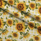 Golden Gingham Pattern 10 Fleece Fabric — fleece fabric folded close-up preview (mv-fleece-v1:lying)