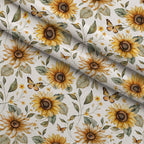 Golden Meadow Flutter Pattern 9 Fleece Fabric — fleece fabric folded close-up preview (mv-fleece-v1:lying)