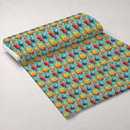 Googly Guppies Pattern 13 Fleece Fabric — fleece fabric unrolled bolt preview (mv-fleece-v1:bolt)