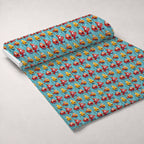Googly Guppies Pattern 15 Fleece Fabric — fleece fabric unrolled bolt preview (mv-fleece-v1:bolt)