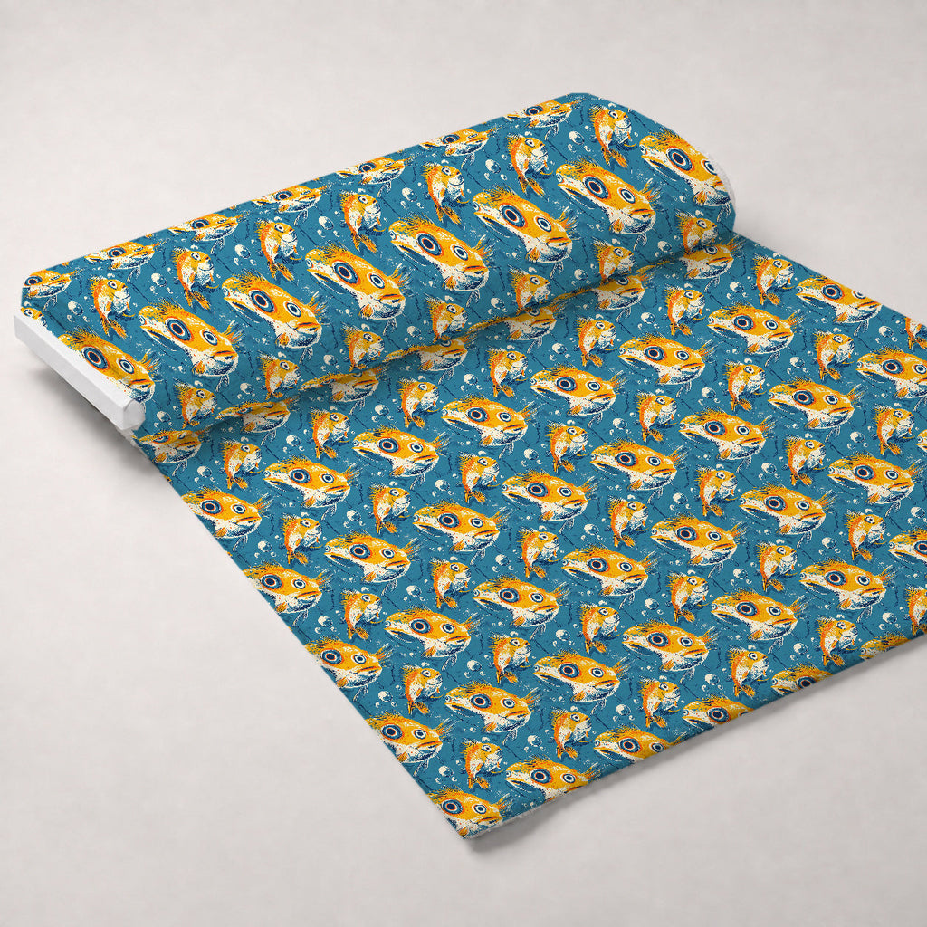 Googly Guppies Pattern 17 Fleece Fabric — fleece fabric unrolled bolt preview (mv-fleece-v1:bolt)