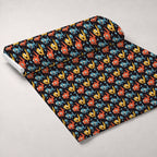 Googly Guppies Pattern 2 Fleece Fabric — fleece fabric unrolled bolt preview (mv-fleece-v1:bolt)