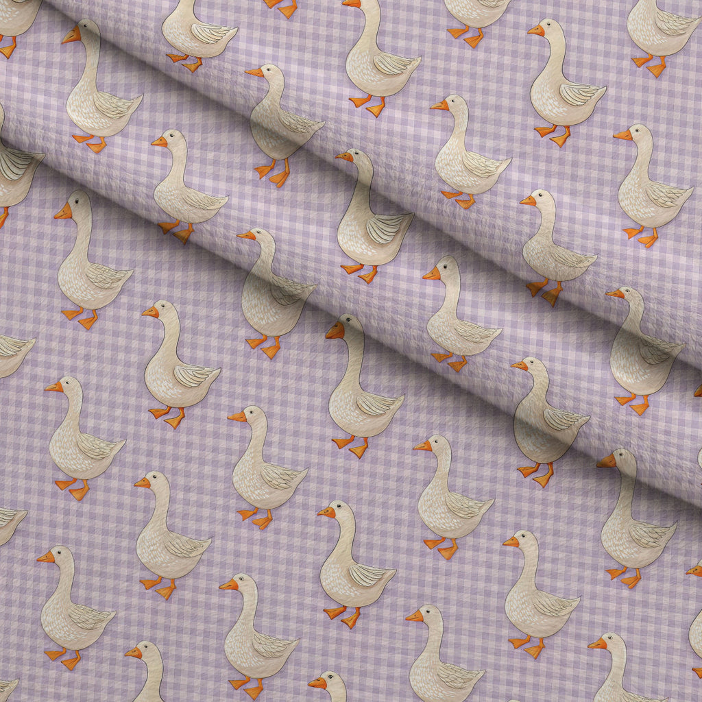 Gosling Plaid Pattern 10 Fleece Fabric — fleece fabric folded close-up preview (mv-fleece-v1:lying)