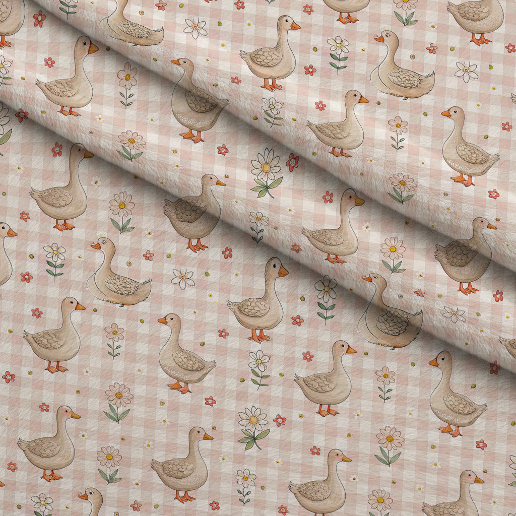 Gosling Plaid Pattern 13 Fleece Fabric — fleece fabric folded close-up preview (mv-fleece-v1:lying)