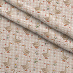 Gosling Plaid Pattern 13 Fleece Fabric — fleece fabric folded close-up preview (mv-fleece-v1:lying)