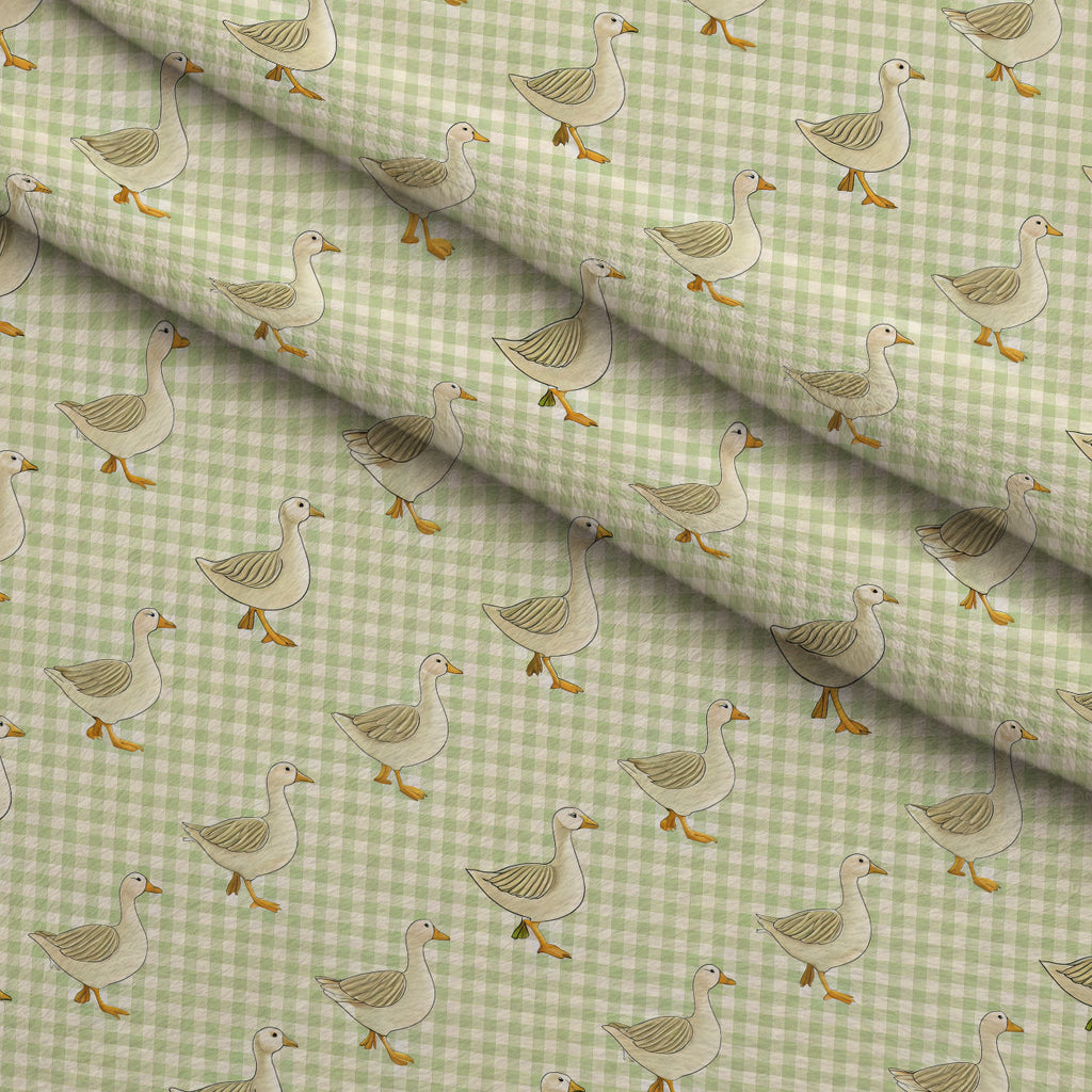 Gosling Plaid Pattern 5 Fleece Fabric — fleece fabric folded close-up preview (mv-fleece-v1:lying)