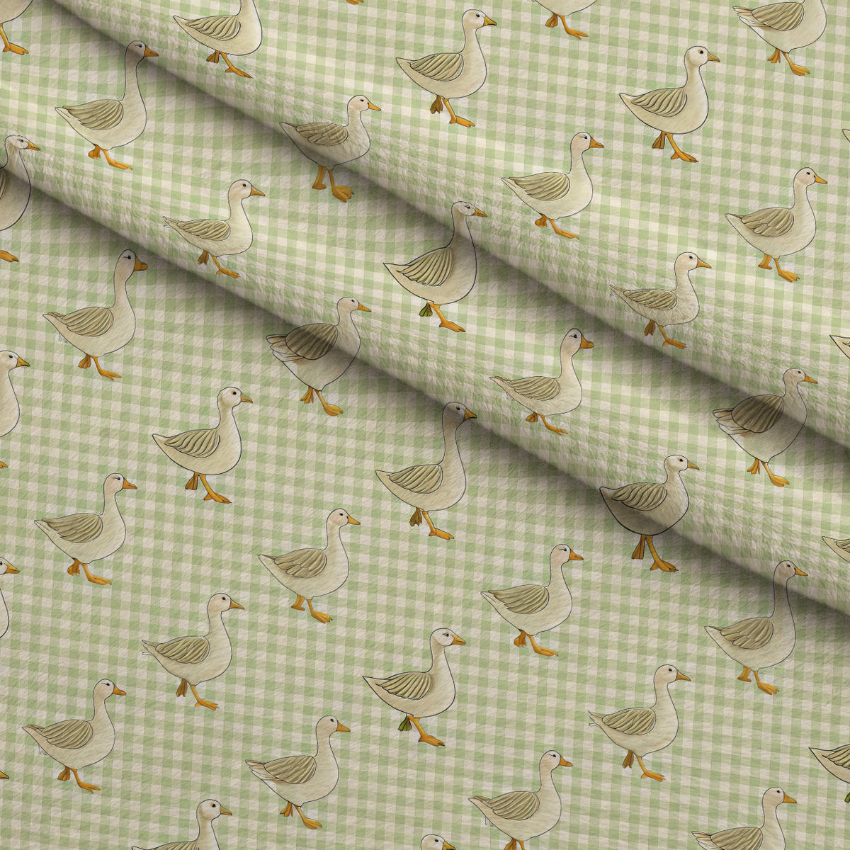 Gosling Plaid Pattern 5 Fleece Fabric — fleece fabric folded close-up preview (mv-fleece-v1:lying)