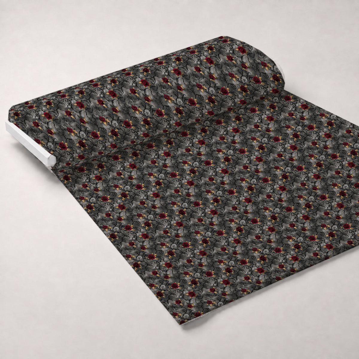Gothic Fairytale Pattern 24 Fleece Fabric — fleece fabric unrolled bolt preview (mv-fleece-v1:bolt)