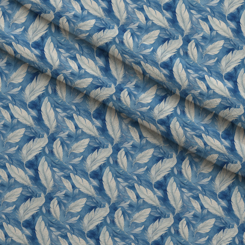 Graceful Waters Pattern 1 Fleece Fabric — fleece fabric folded close-up preview (mv-fleece-v1:lying)