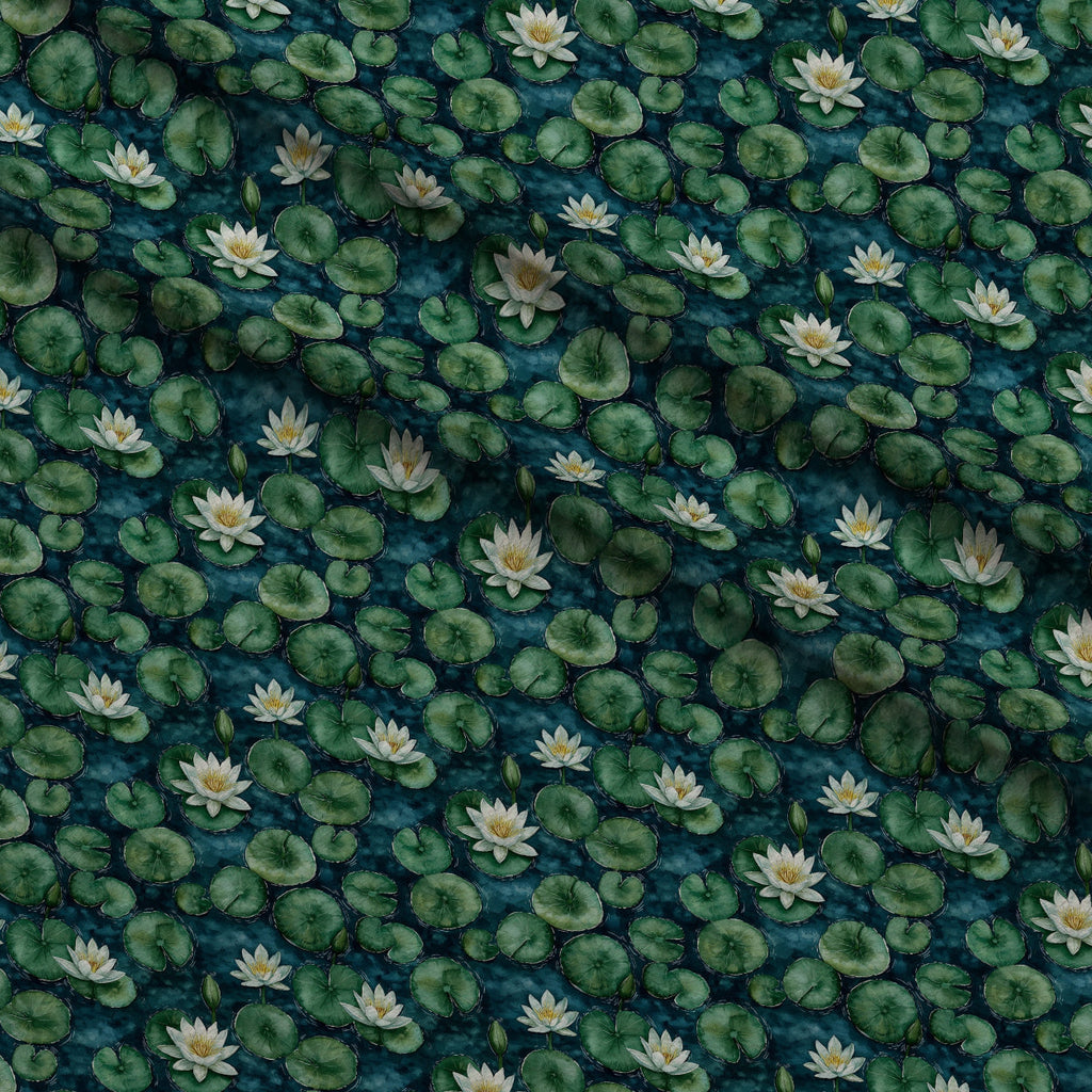 Graceful Waters Pattern 11 Fleece Fabric — fleece fabric folded close-up preview (mv-fleece-v1:lying)
