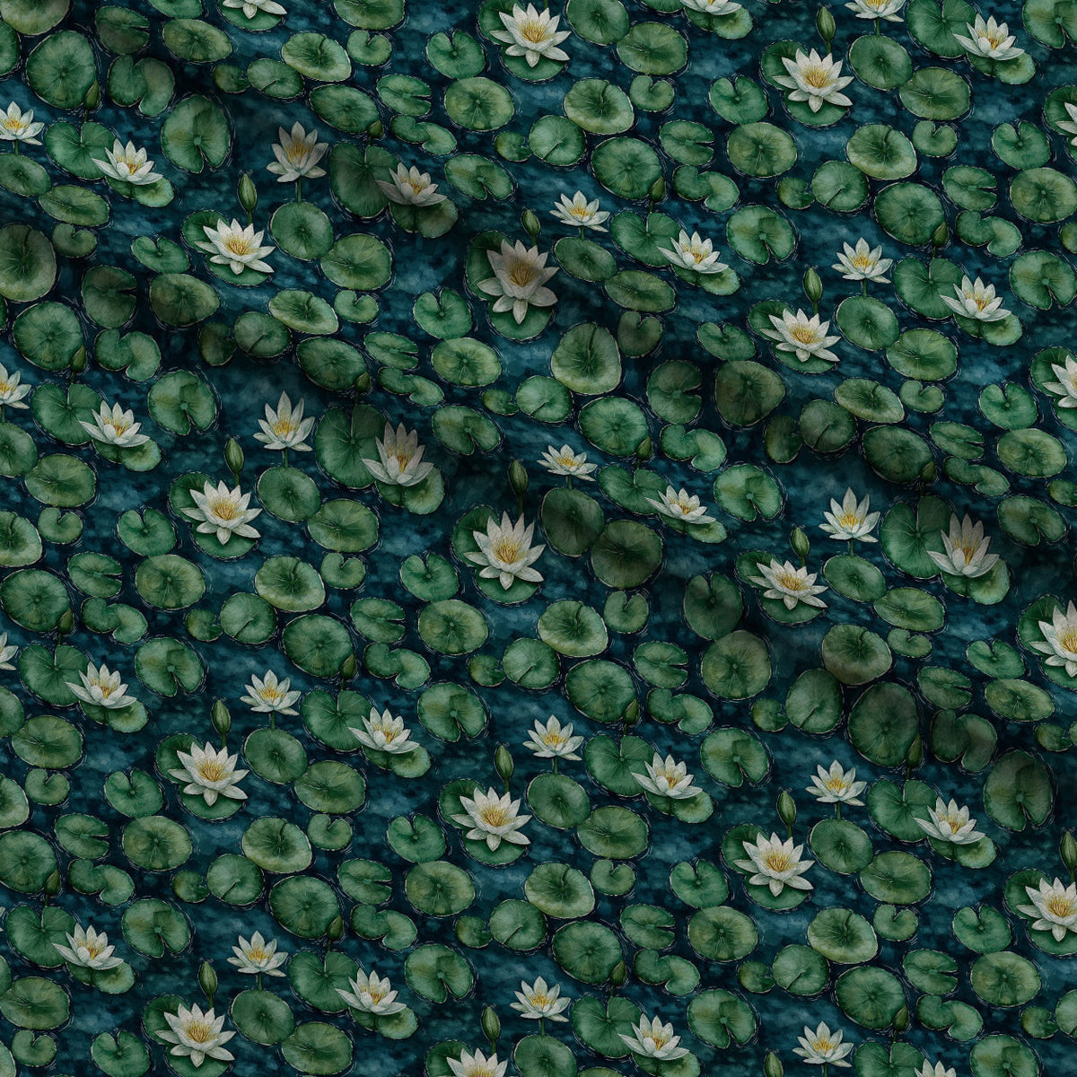 Graceful Waters Pattern 11 Fleece Fabric — fleece fabric folded close-up preview (mv-fleece-v1:lying)